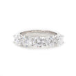 14K White Gold 5-Sotne Round Diamond Ring