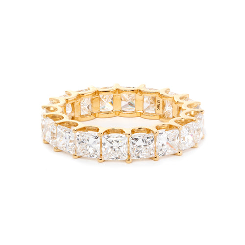 Princess Cut Lab Diamond Eternity Ring