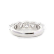 14K White Gold 5-Sotne Round Diamond Ring