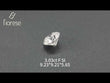 Fiorese Jewelry 3.03ct Round Brilliant Cut Lab Diamond F SI NO.255