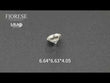 Fiorese Jewelry 1.16ct Old European Cut Lab Diamond GH VS1 NO.203