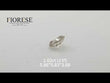 Fiorese Jewelry 1.02ct Old Mine Cut Lab Diamond IJ VS NO.10