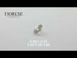 Fiorese Jewelry 0.98ct Old Mine Cut Lab Diamond IJ VS NO.4